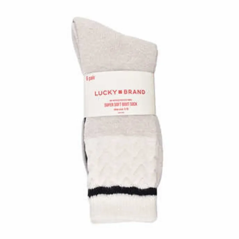 Lucky Brand Ladies' Boot Sock, 6-pair
